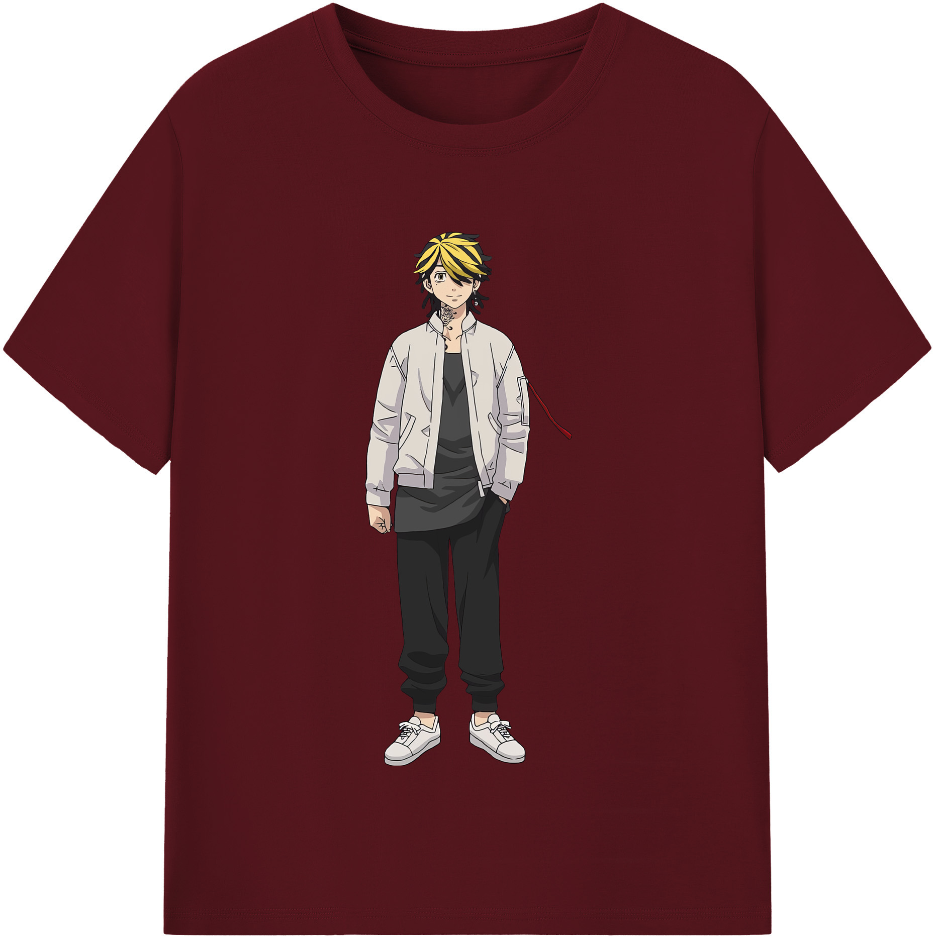 （画像用） 東京リベンジャーズ Tokyo Revengers 綿100％半袖Tシャツ（フロントプリント）
